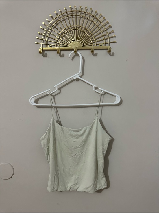 Pink Rose Tops - Pink Rose Women's Light Butter Yellow Spaghetti Strap Seamless Cami Top